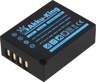 Produktbild von Akku-King 20109511, Fujifilm, 1100 mAh, 7,4 V, Lithium-Ion (Li-Ion)