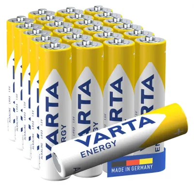 Productafbeelding van Varta Energy Alkaline Mangaan Batterij LR03/AAA, 1,5 Volt (verpakking met 24 stuks)