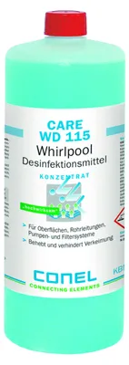 Image de CONEL CARE WD 115 Clearwater Bouteille de désinfection de 1 litre