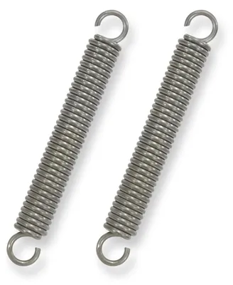 Zugfeder mit Haken, Edelstahl, 90 mm, 2 Stück