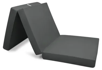 Produktbild von Beautissu Klappmatratze Gästebett Faltmatratze Campix, 60x190cm, Anthrazit