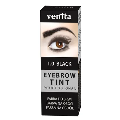 Zdjęcie produktu dla Henna Do Brwi W Kremie Venita Czarna