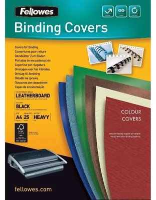 Produktbild von Fellowes 5373802, A4, Papier, Schwarz, 1 mm, 298 mm, 212 mm