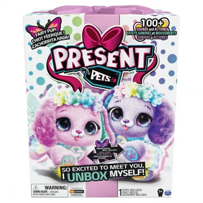 Produktbild von Present Pets , Interaktives Plüschtier Welpen-Fee mit über 100 Geräuschen und Aktionen (verschiedene Modelle), Kinderspielzeug für Mädchen, Spieltiere, 5 Jahr(e), Interaktiv, Mit Ton, AAA