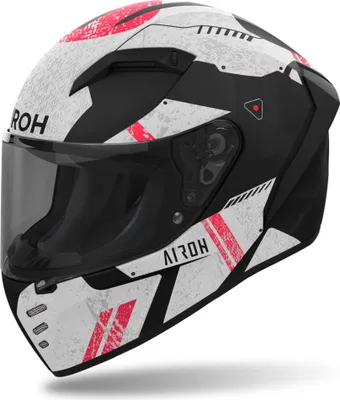 Produktbild von Integralhelm Crosshelm Schutzhelm Quadhelm AIROH Connor Omega Weiß Rot Größe XL