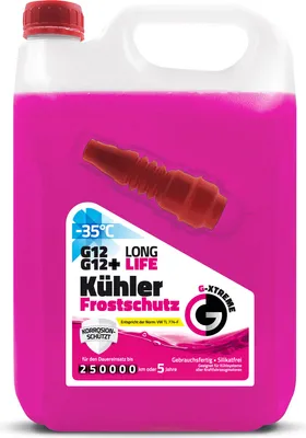 Produktbild von Kühlerfrostschutz G12 / G12+ | Kühlflüssigkeit 5 Jahre bis -35°C | 5L