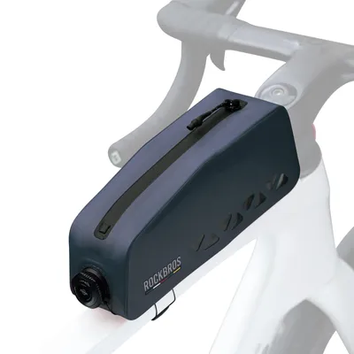 Produktbild von ROCKBROS Road to Sky Fahrrad Rahmentasche 100% Wasserdicht Oberrohrtasche Fahrradtasche für Rennrad Blau