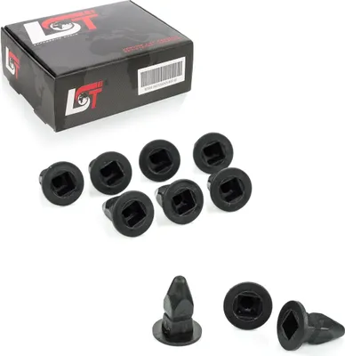 Produktbild von 10x Einsteckmutter Türverkleidung Befestigungs Clips für Seat Leon 1M VW Polo 6N