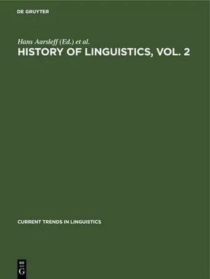 Produktbild von History of Linguistics, Vol. 2