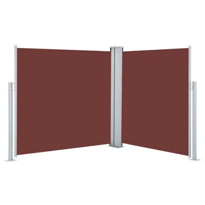 Obrázok produktu pre vidaXL Výsuvná bočná markíza hnedá 100 x 600 cm