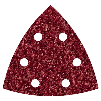 Image de Pack 5 Feuilles Abrasives Adhesives Corindon, Grain 40 Delta 95mm 1850000  - Wolfcraft