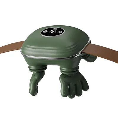 Produktbild von 4D Nackenmassagegerät mit Wärmefunktion,USB-elektrisch,3 Massage-Modi,2 Heizstufen,tragbar für Nacken und Schultern,ideal für Zuhause,Büro und Reisen