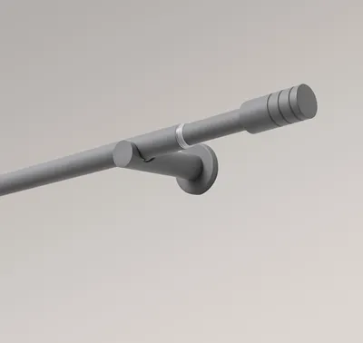 Produktbild von LYSEL® SET Jaspis Zylinder Stange Ø 16/19mm Steingrau, Länge: 190-340cm
