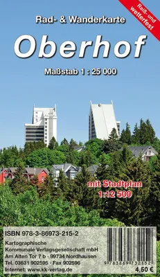 Produktbild von Oberhof 1 : 25 000