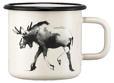 Produktbild von Muurla Tasse Elch Emaille (370 ml)