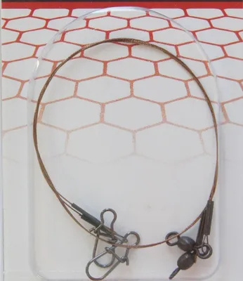 Produktbild von Predax Stahlvorfach 1x7 'ready to fish' 30cm - 2 Stahlvorfächer, Durchmesser/Tragkraft:0.30mm / 14kg Tragkraft