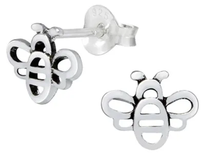 Produktbild von Ohrstecker Biene Ohrringe Silber