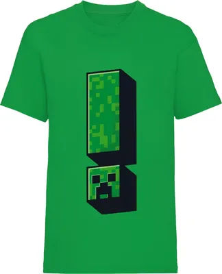 Produktbild von Minecraft - T-Shirt für Kinder HE481 (140-146) (Grün)