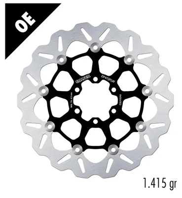 Obrázok produktu pre Brzdové kotúče Galfer 2x DF472FLW WAVE®, plávajúce, predné, 298x5 mm, pre Cagiva