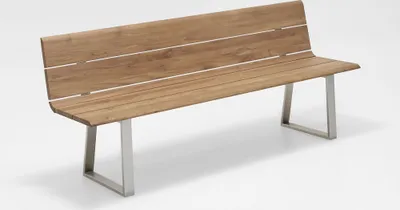 Produktbild von Niehoff Nova Bank Edelstahl/Teak