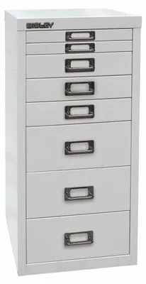 Produktbild von Bisley MultiDrawer Schubladenschrank - Farbe: Lichtgrau