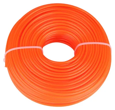 Image de Fil de coupe en nylon de 3 mm, rond, pour débroussailleuse à essence, 50 m