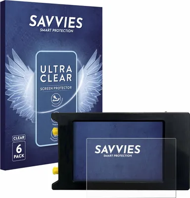 Produktbild von 6x Für LiteVNA 64 Schutzfolie Savvies Displayschutz Display Schutz Folie Klar Transparent