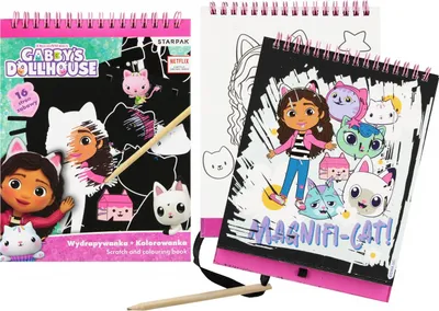 Obrázek produktu pro Gabbys Dollhouse kreativní omalovánky STARPAK 552510