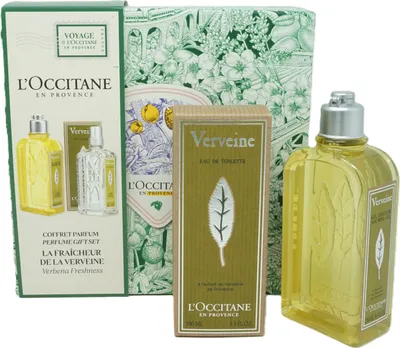Zdjęcie produktu dla Zestaw upominkowy L'Occitane Verbena Freshness żel pod prysznic 250ml + woda toaletowa 100ml