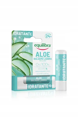 Produktbild von Equilibra Aloe Lippenbalsam 5,5 ml Feuchtigkeitspflege 24h