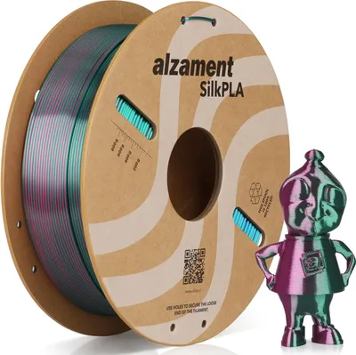 Immagine prodotto di Alzament PLA Silk Tri Colour 1 kg rosso-verde-blu