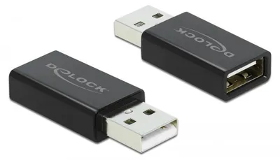 Immagine prodotto di DELOCK USB 2.0 Ada. Da spina di tipo A a presa di tipo A. Blocco dati