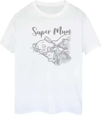 Obrázok produktu pre Disney - Tričko "The Aristocats Super Mum" pre ženy BI18296 (S) (White)