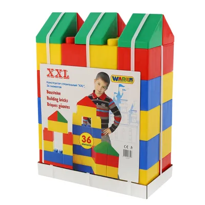 Image de Blocs de construction Cavallino XXL - 36 pièces.