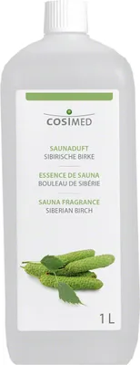 Produktbild von cosiMed Saunaduft Sibirische Birke, Konzentrat, Saunaaufguss, Saunazubehör, 1 l
