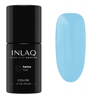Zdjęcie produktu dla INLAQ Lakier Hybrydowy Cornflower 6ml HEMA Free