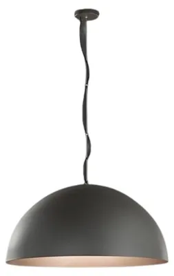 Immagine prodotto di Sospensione in Metallo 10S48562 Colore Grigio Metallizzato e Marrone Metallizzato, Struttura in Acciaio, Lampada a Soffitto Design Moderno - Perenz