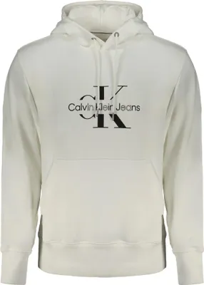 Produktbild von Herren Langarm Kapuzensweatshirt in Weiß aus nachhaltiger Baumwolle