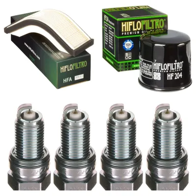 Immagine prodotto di Kit di manutenzione per Kawasaki ZX-10R 1000 D Ninja 2006-2007: filtri e candele di accensione di pamoto - Nuovo