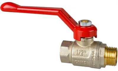 Produktbild von Kugelventil, Innengewinde/Außengewinde, Durchgangsventil, mit Aluminiumhebel, Icma, 1 1/4 Zoll, PN 30