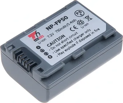 Obrázok produktu pre Batéria T6 Power pre videokameru Sony NP-FP30, Li-Ion, 7,2 V, 750 mAh (5,4 Wh), šedá