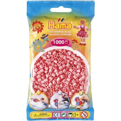 Produktbild von Hama 207-06 Perlenbeutel, 1000 Stck, hellrot