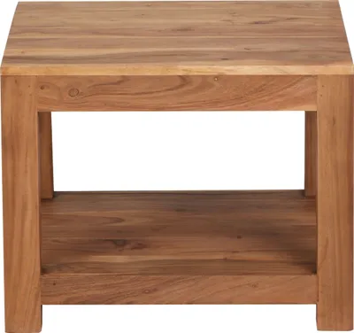 Obrázok produktu pre Wohnling Konferenčný stolík z masívneho dreva akácie 60 x 60 x 45 cm; WL1.571