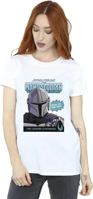 Produktbild von Star Wars The Mandalorian - T-Shirt für Damen BI45801 (XL) (Weiß)