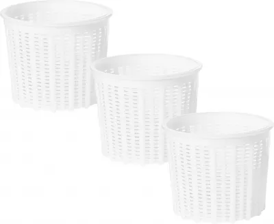 Produktbild von 3 x Käseform 9.2x8cm h: 8.3cm, Käseformen, Käseherstellung