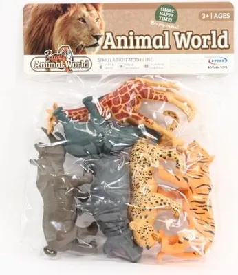 Image de Animaux sauvages 6pcs/sachet BY568-33 09325