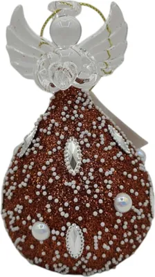 Immagine prodotto di Statua Angelo Darl LED marrone 11 cm