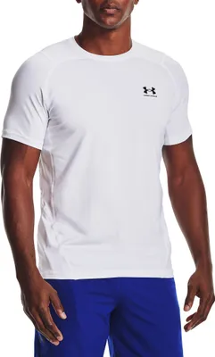 Produktbild von Under Armour HeatGear Tailliertes T-Shirt, Weiß S