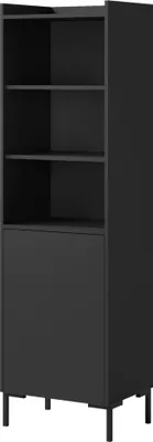 Produktbild von Regal mit Klapptüren Liam 50 Schwarz