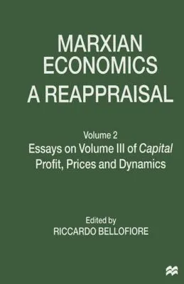 Produktbild von Marxian Economics: A Reappraisal